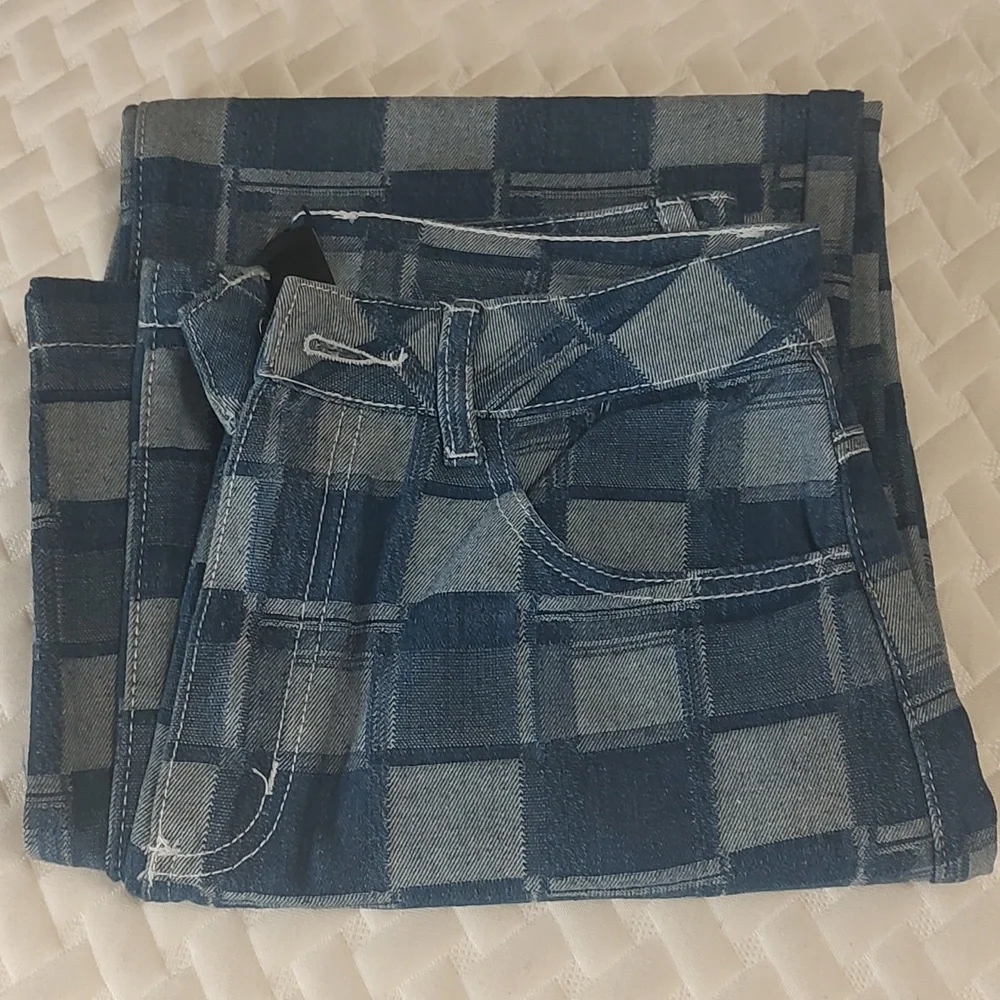 Woman's patchwork denim jeans CIDER - Picture 4 of 4